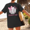 Mama Biggest Fan Coquette Bow Baseball Mom Fan Mother's Day Women's T-Shirt Back Print Mama Biggest Fan Coquette Bow Baseball Mom Fan Mother's Day Women's T-Shirt Back Print