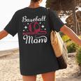 Mommy Baseball Mom Women's T-Shirt Back Print Mommy Baseball Mom Women's T-Shirt Back Print