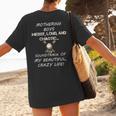 Mothering Boys Messy Loud Chaotic Baseball Mom Women's T-Shirt Back Print Mothering Boys Messy Loud Chaotic Baseball Mom Women's T-Shirt Back Print