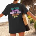 Who Needs Referees When We Have Baseball Moms Women's T-Shirt Back Print Who Needs Referees When We Have Baseball Moms Women's T-Shirt Back Print