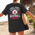 Proud Baseball Mom For Women Mom Baseball Mama Women's T-Shirt Back Print Proud Baseball Mom For Women Mom Baseball Mama Women's T-Shirt Back Print