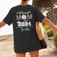 Proud Mom Of a 2024 Senior Class Of 2024 Baseball Mom Women's T-Shirt Back Print Proud Mom Of a 2024 Senior Class Of 2024 Baseball Mom Women's T-Shirt Back Print