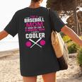 Self Expression Cool Baseball Mom Positive Thinking Women's T-Shirt Back Print