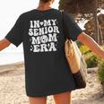 In My Senior Mom Era Class Of 2024 Groovy Baseball Mom Life Women's T-Shirt Back Print In My Senior Mom Era Class Of 2024 Groovy Baseball Mom Life Women's T-Shirt Back Print