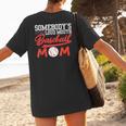 Somebody's Loud Mouth Baseball Mom Mama Women's T-Shirt Back Print Somebody's Loud Mouth Baseball Mom Mama Women's T-Shirt Back Print