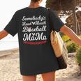 Somebody's Loudmouth Baseball Mom Mothers Day Baseball Women's T-Shirt Back Print Somebody's Loudmouth Baseball Mom Mothers Day Baseball Women's T-Shirt Back Print