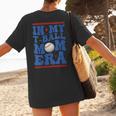 In My T-Ball Mom Era Baseball Mom Groovy Mother's Day Women's T-Shirt Back Print In My T-Ball Mom Era Baseball Mom Groovy Mother's Day Women's T-Shirt Back Print
