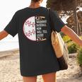 Warning Baseball Mom Will Yell Loudly Women's T-Shirt Back Print