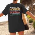 When A Mother Signs Child Up For Baseball Baseball Mom Women's T-Shirt Back Print When A Mother Signs Child Up For Baseball Baseball Mom Women's T-Shirt Back Print