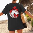 Womens Custom Baseball Mom Number 12 Heart For Mom Mommy Women's T-Shirt Back Print Womens Custom Baseball Mom Number 12 Heart For Mom Mommy Women's T-Shirt Back Print