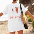 Ball Mom Football Baseball Mom Premium Women's T-Shirt Back Print Ball Mom Football Baseball Mom Premium Women's T-Shirt Back Print