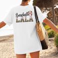 Baseball Lala Women BallPark Lala Baseball Mom Mother's Day Women's T-Shirt Back Print Baseball Lala Women BallPark Lala Baseball Mom Mother's Day Women's T-Shirt Back Print