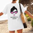 Baseball Mom Activity Mom Women's T-Shirt Back Print Baseball Mom Activity Mom Women's T-Shirt Back Print