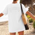 Baseball Mom Attitude Cute Baseball Mom's Sport And Athletic Premium Women's T-Shirt Back Print