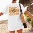 Baseball Mom Catcher's Mom Leopard Softball Mom Women's T-Shirt Back Print Baseball Mom Catcher's Mom Leopard Softball Mom Women's T-Shirt Back Print