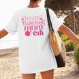 In My Baseball Mom Era Retro Mom Life Mother's Day 2024 Premium Women's T-Shirt Back Print In My Baseball Mom Era Retro Mom Life Mother's Day 2024 Premium Women's T-Shirt Back Print