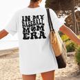 In My Baseball Mom Era Baseball Women's T-Shirt Back Print