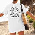 Baseball Mom Homerun Best Mom Sport Athlete Women's T-Shirt Back Print Baseball Mom Homerun Best Mom Sport Athlete Women's T-Shirt Back Print