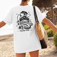 Baseball Mom May Get Loud Messy Bun Mother's Day Women's T-Shirt Back Print Baseball Mom May Get Loud Messy Bun Mother's Day Women's T-Shirt Back Print