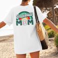 Baseball Mom Rainbow Game Day Women's T-Shirt Back Print Baseball Mom Rainbow Game Day Women's T-Shirt Back Print