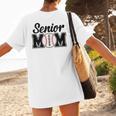 Baseball Mom Senior 2025 Mama Baseball Players High School Women's T-Shirt Back Print Baseball Mom Senior 2025 Mama Baseball Players High School Women's T-Shirt Back Print