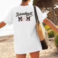 Baseball Mom Baseball Women's T-Shirt Back Print