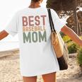 Best Baseball Mom Sports Cute Moms Day Premium Women's T-Shirt Back Print Best Baseball Mom Sports Cute Moms Day Premium Women's T-Shirt Back Print