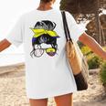 Ecuador Baseball Mom Ecuadorian Baseball Girl Women's T-Shirt Back Print Ecuador Baseball Mom Ecuadorian Baseball Girl Women's T-Shirt Back Print