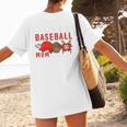 I'm A Baseball Mom Of Course I'm Broke Premium Women's T-Shirt Back Print I'm A Baseball Mom Of Course I'm Broke Premium Women's T-Shirt Back Print