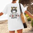 Loud And Proud Baseball Mom Messy Bun Leopard Baseball Mom Women's T-Shirt Back Print Loud And Proud Baseball Mom Messy Bun Leopard Baseball Mom Women's T-Shirt Back Print