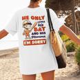 Loves Bat And His Momma Baseball Mom Women's T-Shirt Back Print Loves Bat And His Momma Baseball Mom Women's T-Shirt Back Print