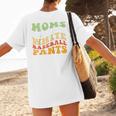 Moms Against Baseball Pants Retro Baseball Mom Raglan Baseball Tee Women's T-Shirt Back Print Moms Against Baseball Pants Retro Baseball Mom Raglan Baseball Tee Women's T-Shirt Back Print