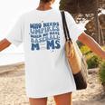 Who Needs Umpires When We Have Baseball Moms Groovy Retro Women's T-Shirt Back Print Who Needs Umpires When We Have Baseball Moms Groovy Retro Women's T-Shirt Back Print