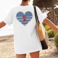 Primitive Patriotic American Baseball Mom Softball Dingers Women's T-Shirt Back Print Primitive Patriotic American Baseball Mom Softball Dingers Women's T-Shirt Back Print