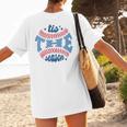 Spring 2024 Season Cute Baseball Mom It Is The Season Women's T-Shirt Back Print Spring 2024 Season Cute Baseball Mom It Is The Season Women's T-Shirt Back Print