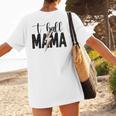 T-Ball Mama Baseball Mama Baseball Mom Women's T-Shirt Back Print