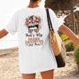 That's My Granddaughter Out There Baseball Mom Mother's Day Women's T-Shirt Back Print