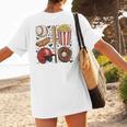 Tis The Season Baseball Mom Game Day Cheering Sports Lover Women's T-Shirt Back Print Tis The Season Baseball Mom Game Day Cheering Sports Lover Women's T-Shirt Back Print