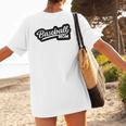 Women's Baseball Softball Baseball Mom Baseball Women's T-Shirt Back Print Women's Baseball Softball Baseball Mom Baseball Women's T-Shirt Back Print
