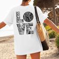 Women's Baseball Softball Baseball Mom LOVE Baseball Women's T-Shirt Back Print Women's Baseball Softball Baseball Mom LOVE Baseball Women's T-Shirt Back Print
