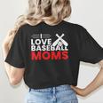 Baseball I Love Baseball Moms Women's T-Shirt Back Print Baseball I Love Baseball Moms Women's T-Shirt Back Print
