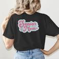 Baseball Mama Senior 2024 Class Of 24 Baseball Mom Graduate Women's T-Shirt Back Print Baseball Mama Senior 2024 Class Of 24 Baseball Mom Graduate Women's T-Shirt Back Print
