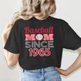 Baseball Mom Since 1965 Women's T-Shirt Back Print
