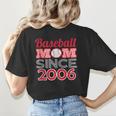 Baseball Mom Since 2006 Women's T-Shirt Back Print