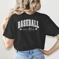 Baseball Mom Attitude Cute Baseball Mom's Sport And Athletic Women's T-Shirt Back Print Baseball Mom Attitude Cute Baseball Mom's Sport And Athletic Women's T-Shirt Back Print
