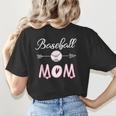 Baseball Mom Birthday Sport Baseball Sport Matching Family Women's T-Shirt Back Print Baseball Mom Birthday Sport Baseball Sport Matching Family Women's T-Shirt Back Print