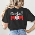 Baseball Mom Cute Letter Print Women Cute Mother's Day Women's T-Shirt Back Print Baseball Mom Cute Letter Print Women Cute Mother's Day Women's T-Shirt Back Print