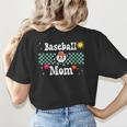 Baseball Mom Cute Retro Look Mothers Will Love Women's T-Shirt Back Print Baseball Mom Cute Retro Look Mothers Will Love Women's T-Shirt Back Print