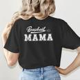 Baseball Mom Design Women's T-Shirt Back Print Baseball Mom Design Women's T-Shirt Back Print