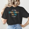 In My Baseball Mom Era Baseball Lover Groovy Vintage Retro Women's T-Shirt Back Print In My Baseball Mom Era Baseball Lover Groovy Vintage Retro Women's T-Shirt Back Print